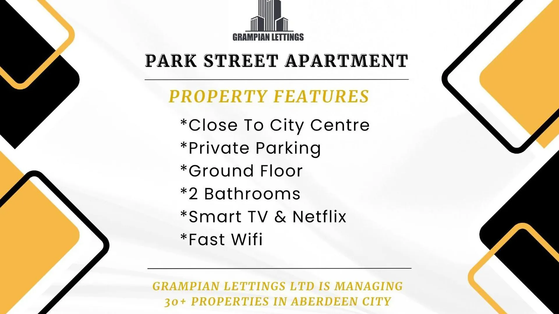 Park Street Apartment - Grampian Lettings Aberdeen 0*,